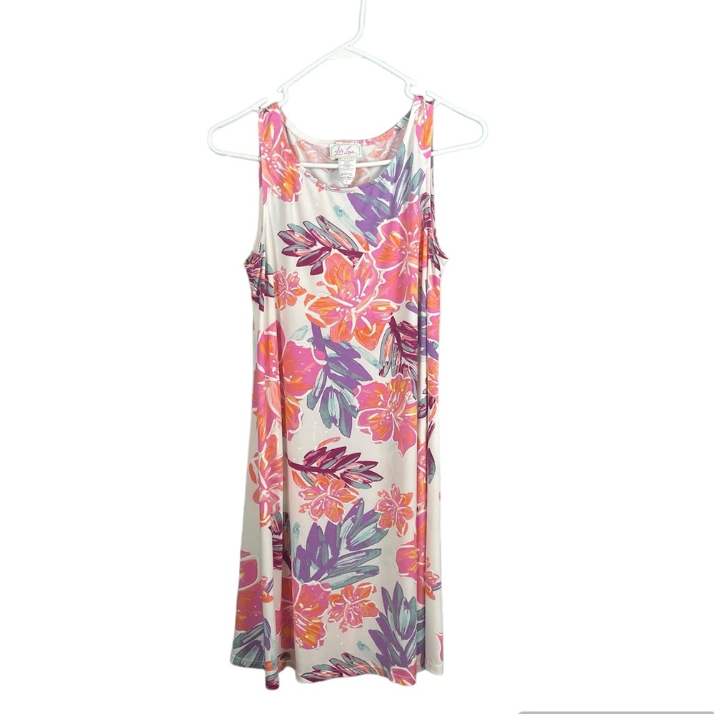 Ivy Jane Floral Tank Shift Dress Womens Size Small